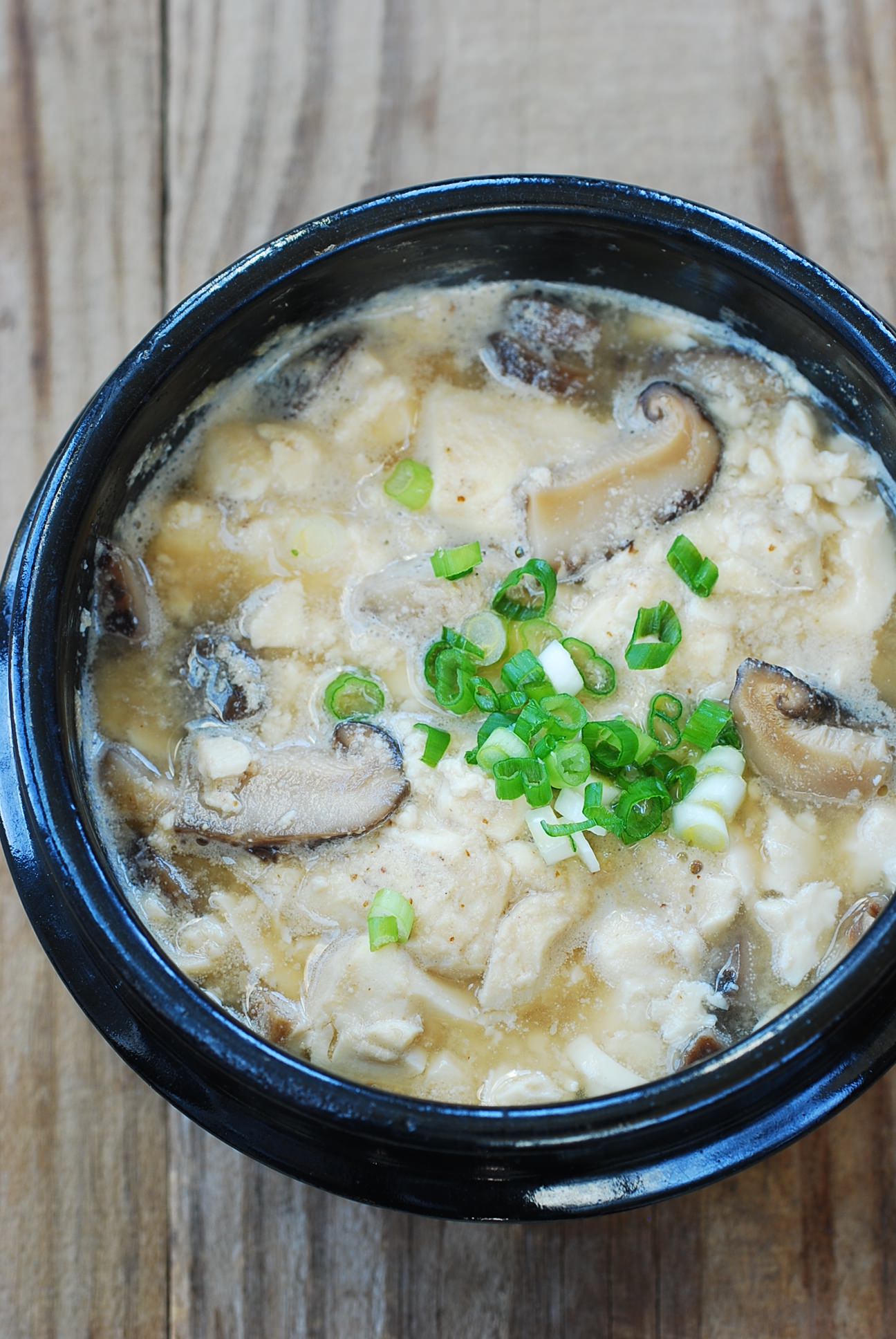 Deulkkae Soondubu Jjigae (Soft Tofu Stew with Perilla Seeds)
