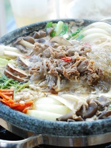 Bulgogi hot pot