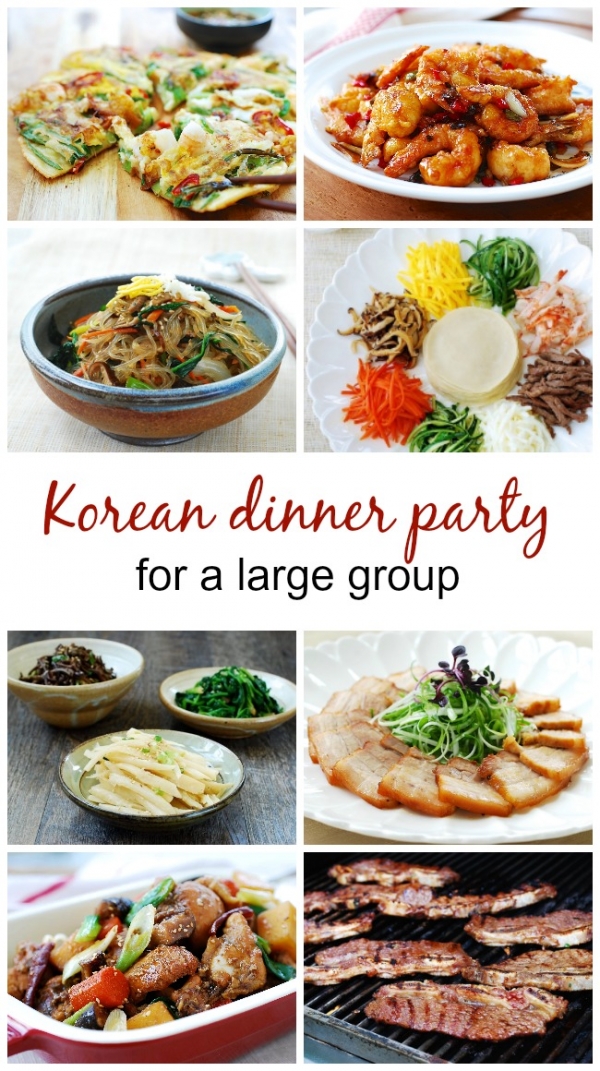 Korean Dinner Party Menu Ideas Korean Bapsang