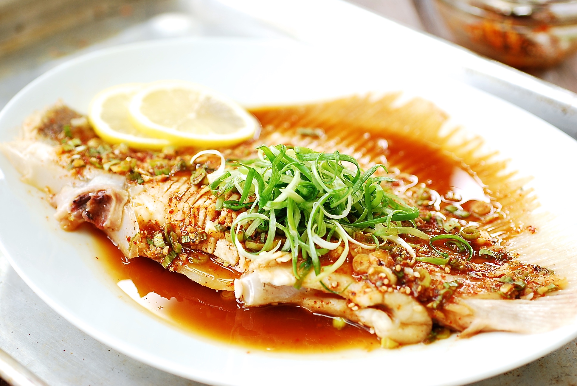 Hongeojjim (Steamed Skate Fish)