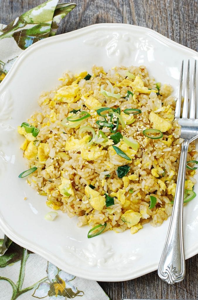 Egg Fried Rice (Gyeran Bokkeumbap) Korean Bapsang