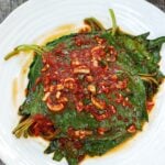 Korean perilla leaf side dish