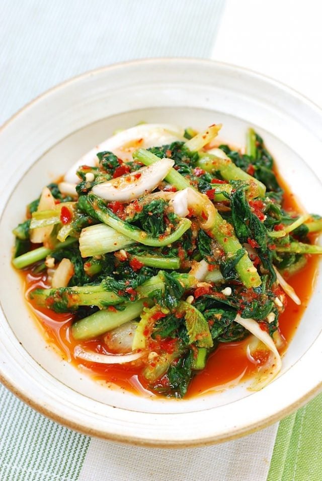 Yeolmu Kimchi (Young Summer Radish Kimchi) Korean Bapsang