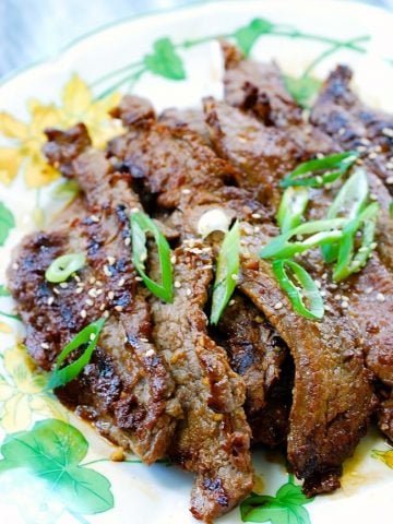 Flank Steak Bulgogi Recipe