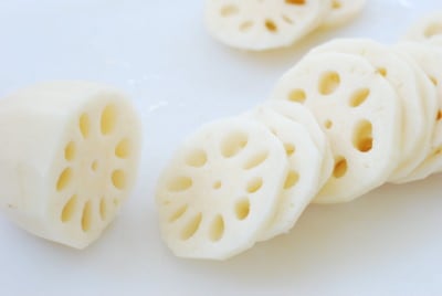 Yeongeun jorim (Sweet soy braised lotus roots)