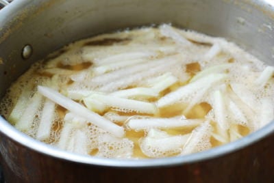 Mu Doenjang Guk (Soybean Paste Radish Soup)