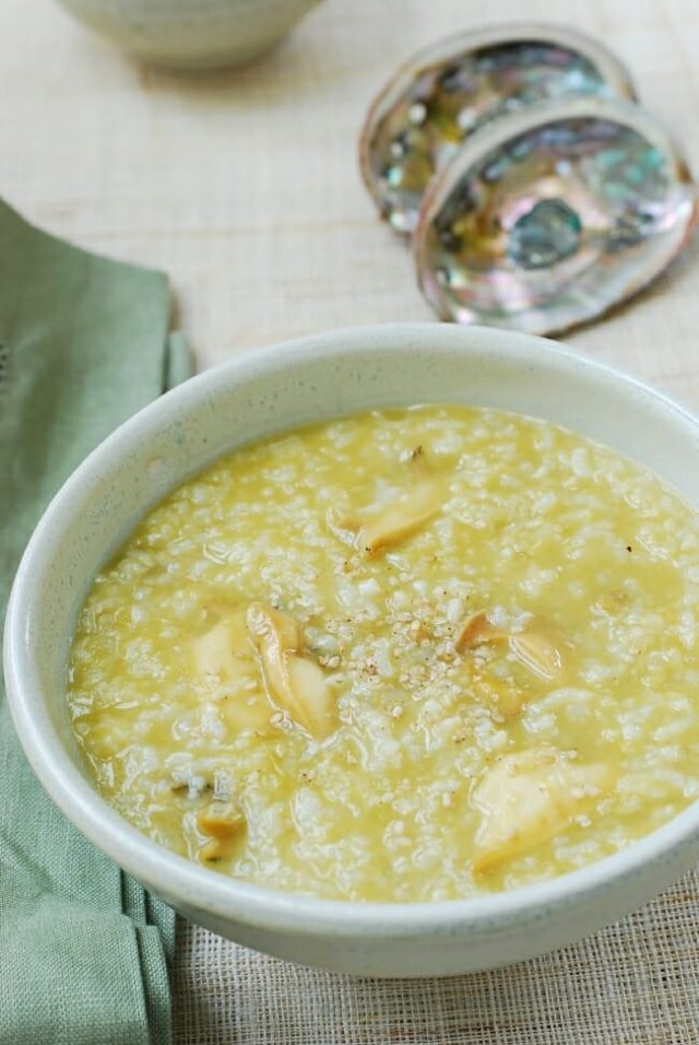 Jeonbokjuk (Abalone Porridge) Korean Bapsang