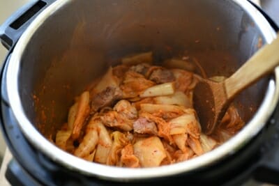 Instant Pot Kimchi Jjigae (Stew)