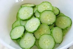 Korean spicy cucumber salad