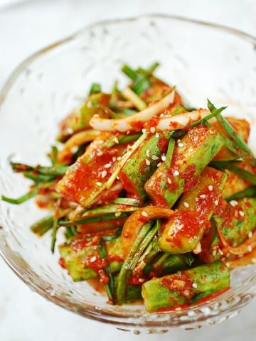 Cucumber kimchi (oi kimchi)