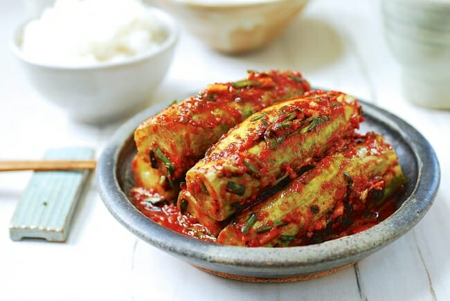 Oi Sobagi (Gefülltes Gurken-Kimchi)