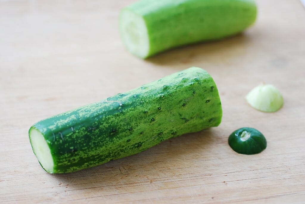 Oi Sobagi (Stuffed Cucumber Kimchi) Korean Bapsang