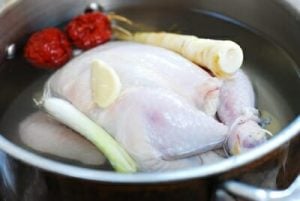 Ginseng chicken soup recipe