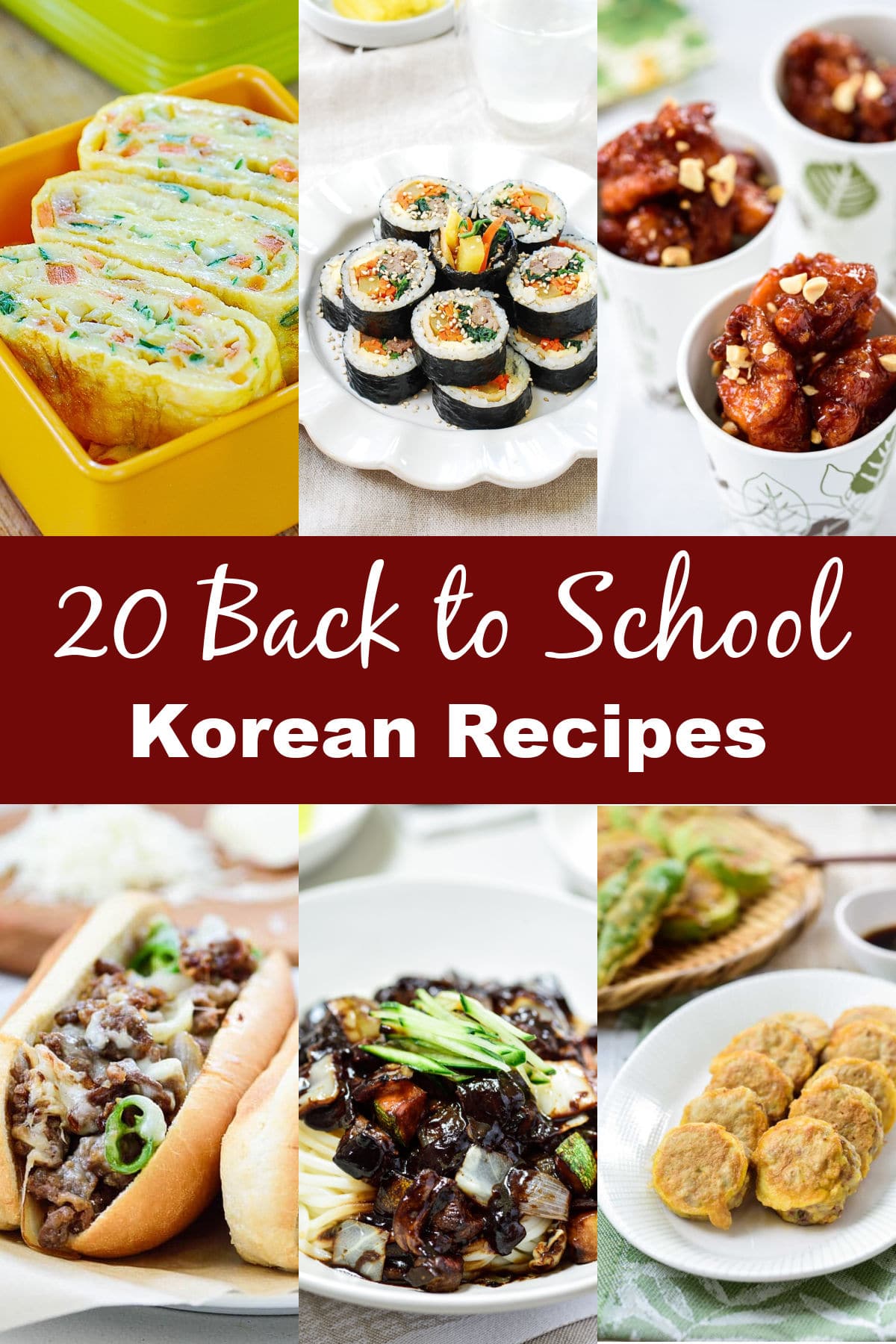4 x 6 in 9 - 20 Back to School Korean Recipes