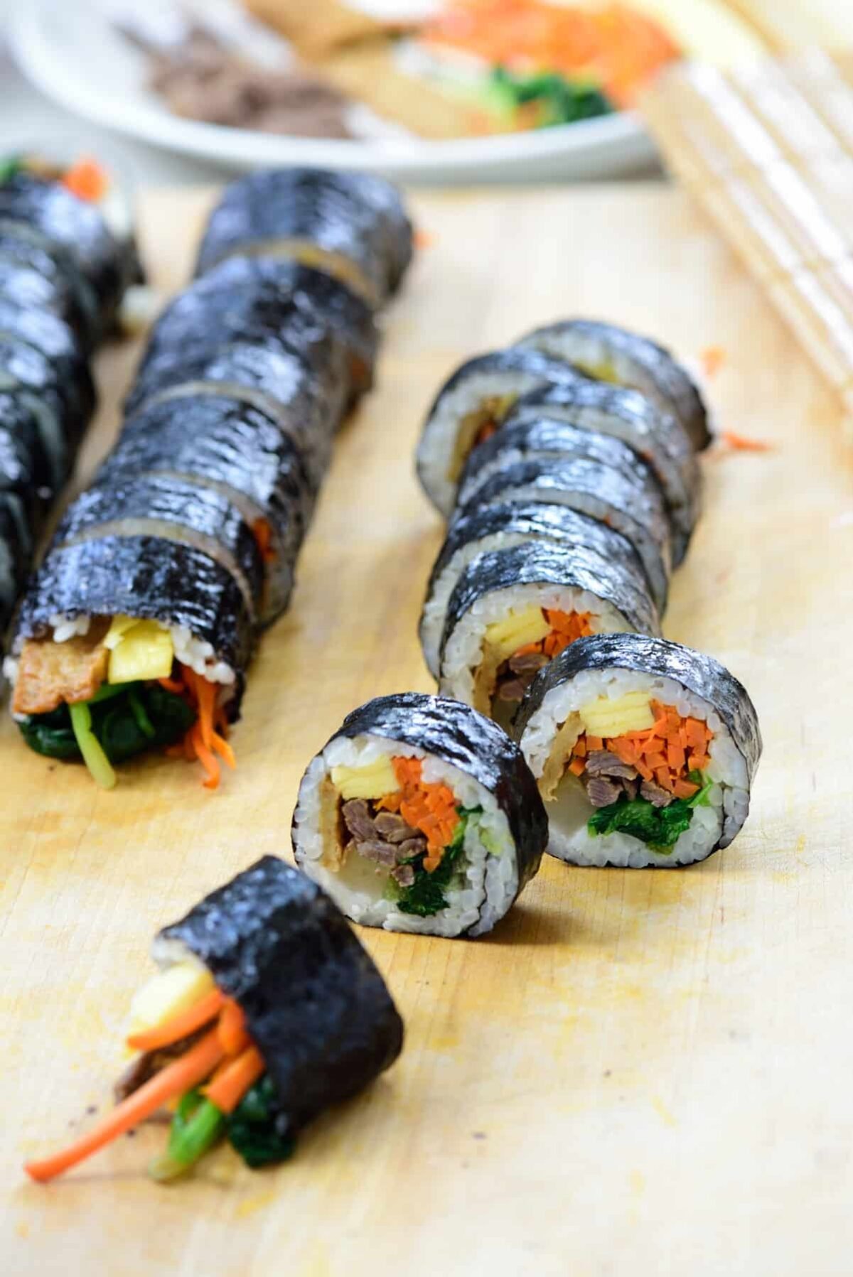 Kimbap (Korean Seaweed Rice Rolls) Recipe