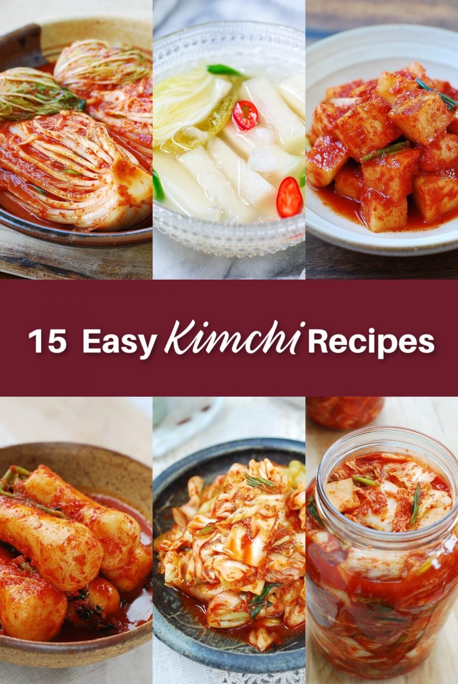 15 Easy Kimchi Recipes - Korean Bapsang