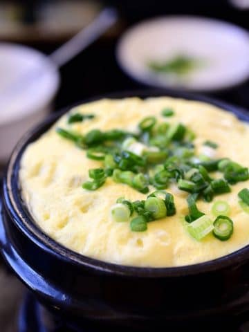 Gyeran jjim (Korean steamed eggs)