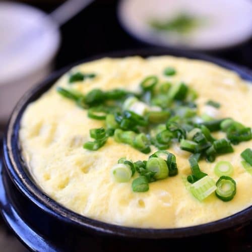 Gyeran jjim (Korean steamed eggs)