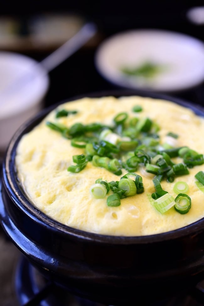 Korean Volcano Steamed Egg (Gyeran Jjim)