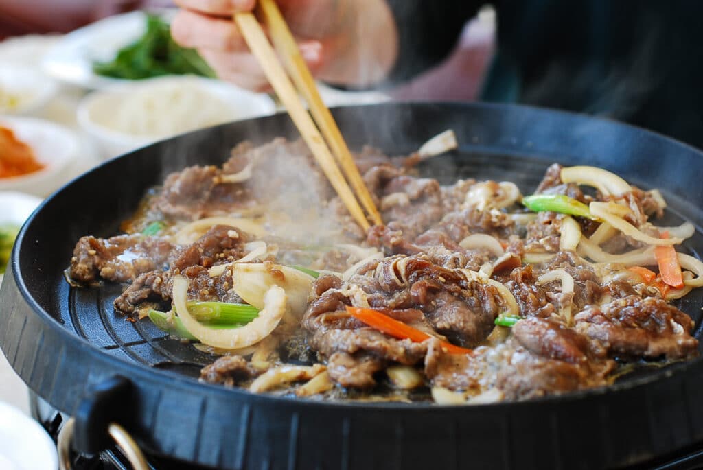 Bulgogi (Korean BBQ Beef) Recipe | Korean Bapsang