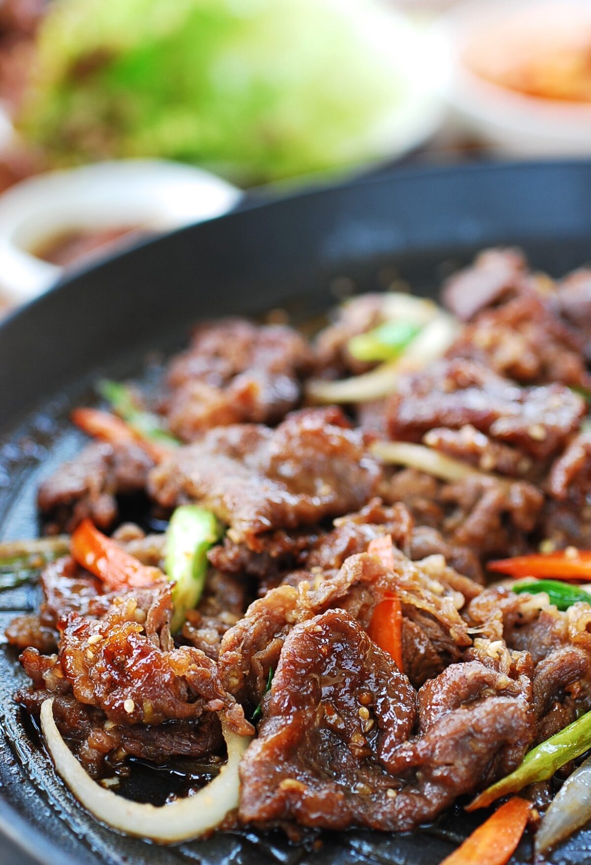 Korean Beef Bulgogi Hot Pot (Bulgogi Jeongol)