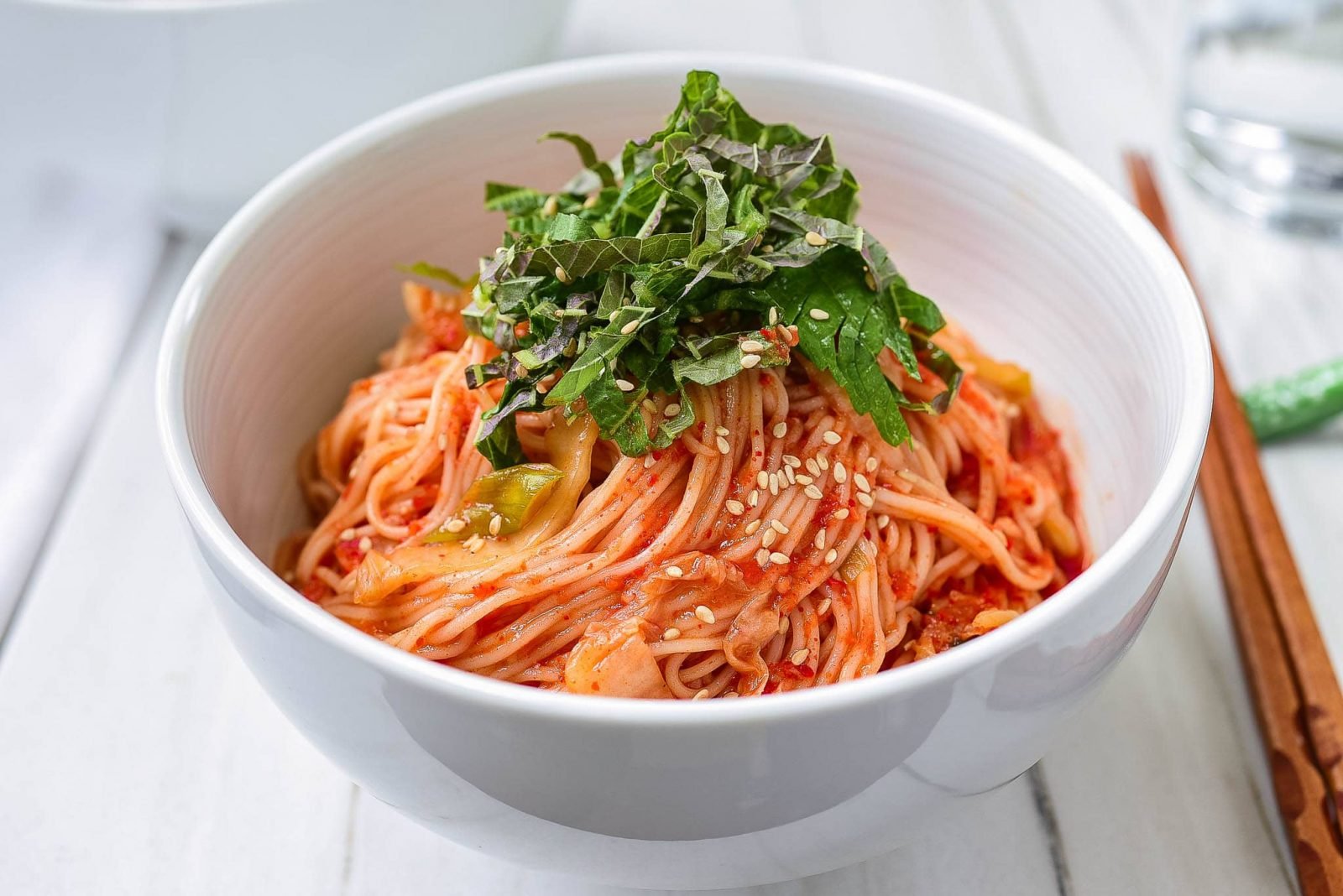 DSC 4646 3 3 e1615133706454 - Kimchi Bibim Guksu (Spicy Cold Noodles with Kimchi)