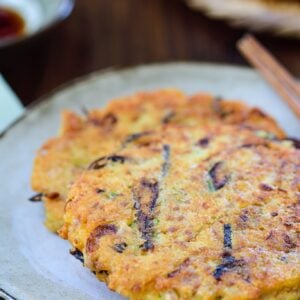 DSC8023 1 300x300 - Haemul Pajeon (Seafood Scallion Pancake)