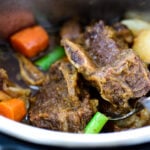 Korean braised short ribs in the Instant Pot