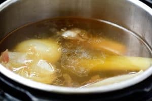 Pressure cooker beef short rib soup