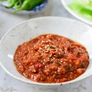 DSC1848 e1634786209205 300x300 - Ssamjang (Sauce for Korean Lettuce Wraps)