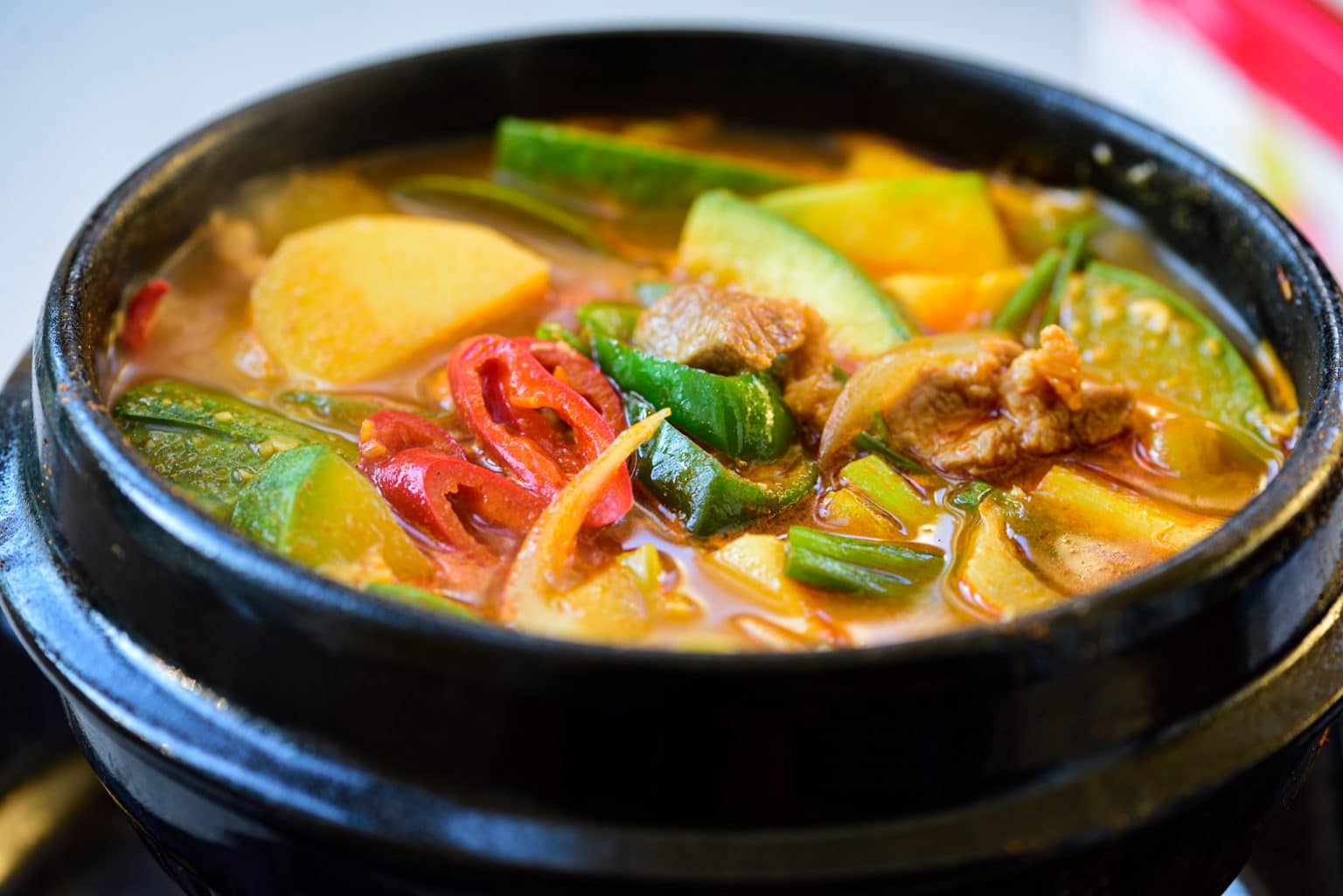 Gochujang Jjigae (Korean Stew with Zucchini) Korean Bapsang