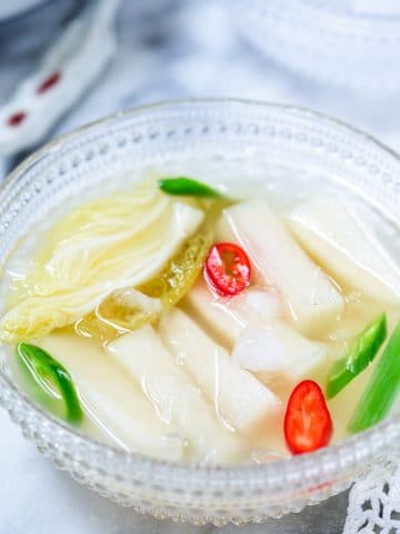 Radish water kimchi recipe