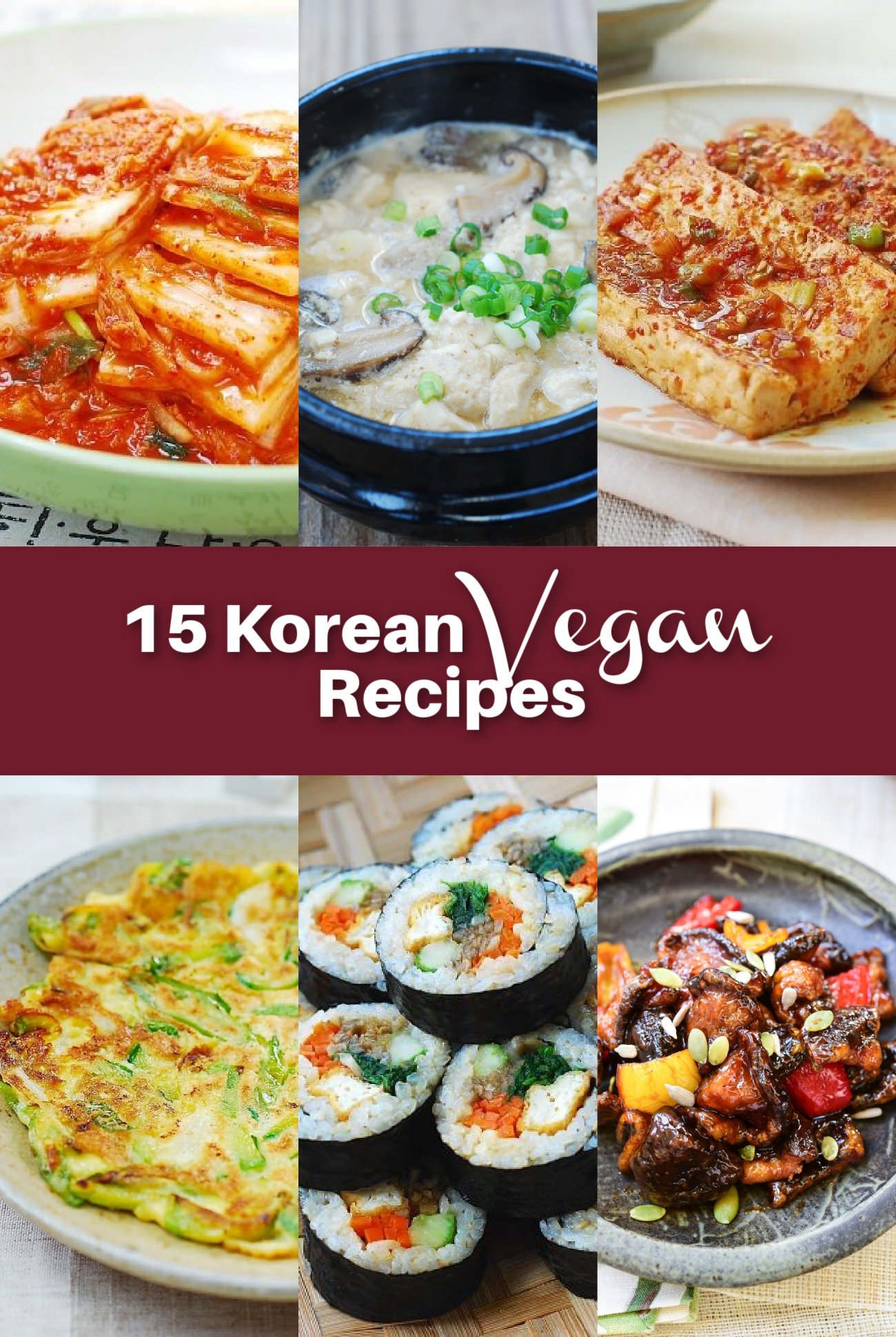 15 Vegan Recipes - 15 koreańskich przepisów wegańskich