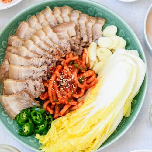 Bossam (Boiled Pork Wraps) DSC8393 5 500x500 - Bossam (Boiled Pork Wraps)