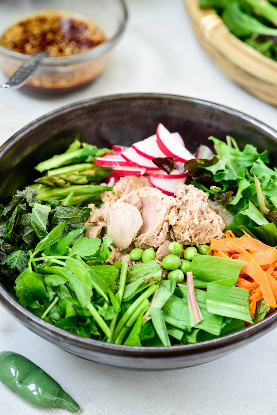 DSC9306 2 - Tuna Bibimbap with Spring Vegetables