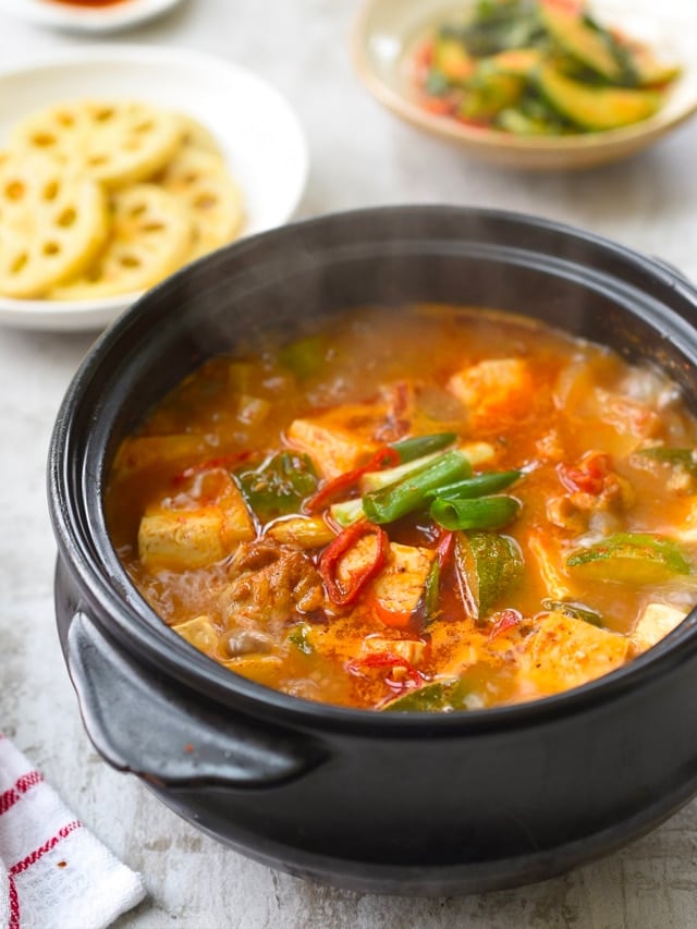 Doenjang Jjigae (Korean Soybean Paste Stew) Korean Bapsang