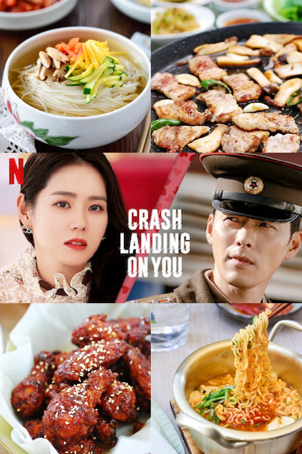 Korean Drama Food - Crash Landing on You - Korean Bapsang