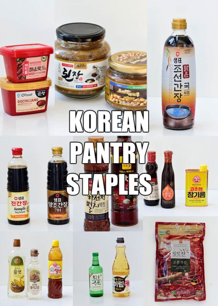 Korean Essential Seasoning Ingredients Korean Bapsang